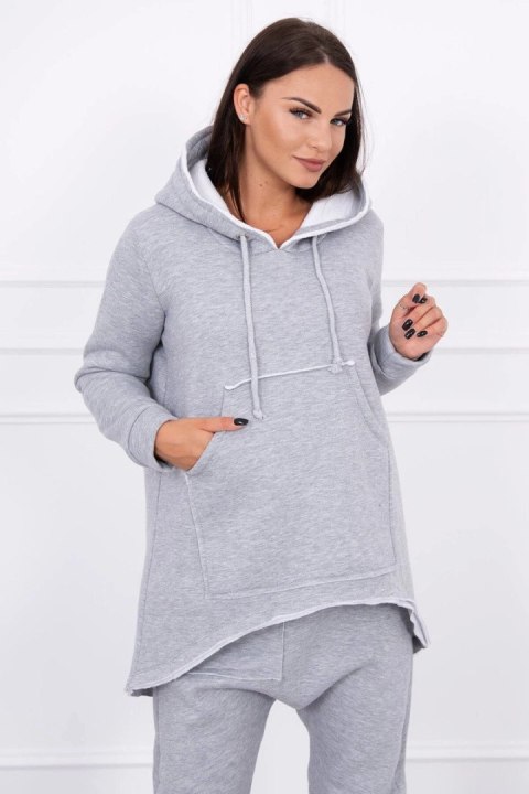 Komplet ze spodniami Baggy szary