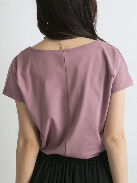 T-shirt RV-BZ-4622.20 ciemny różowy S