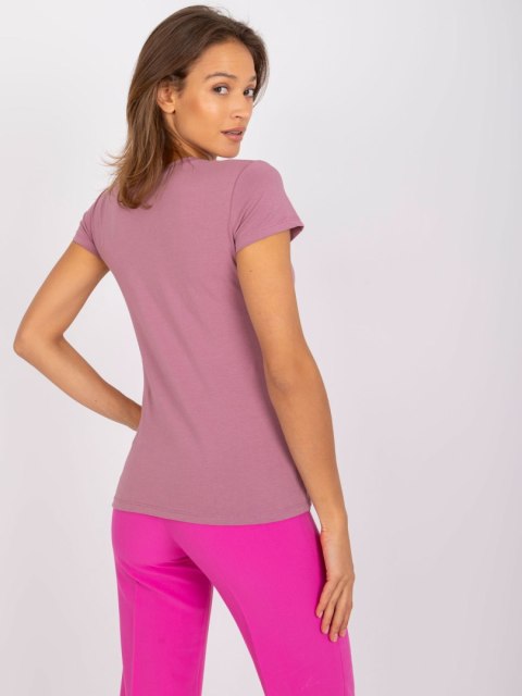 T-shirt RV-TS-4623.67 ciemny różowy L