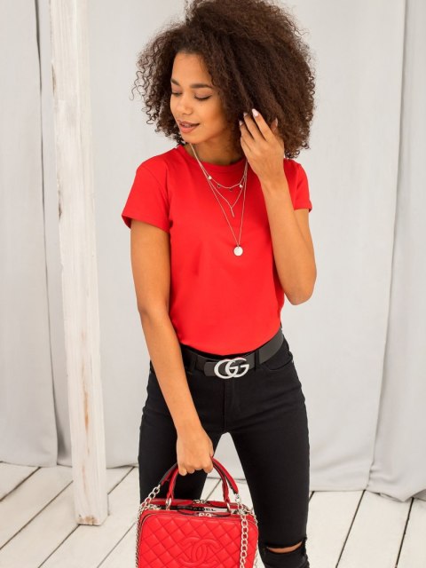 T-shirt RV-TS-4623.86 czerwony XL