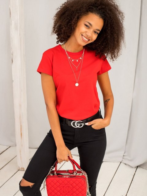 T-shirt RV-TS-4623.86 czerwony XL