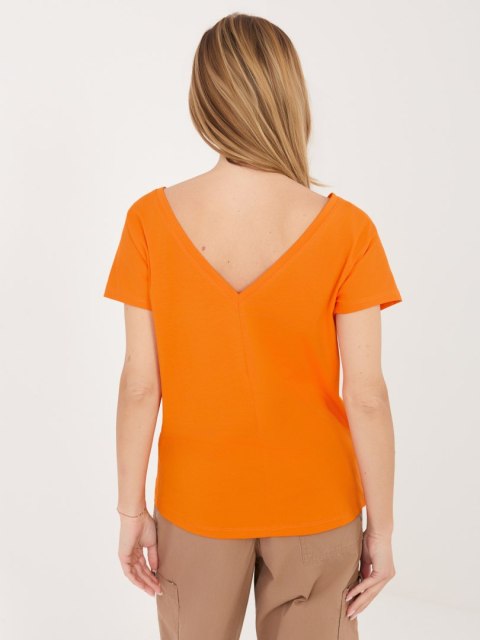T-shirt RV-TS-4662.26P pomarańczowy XS