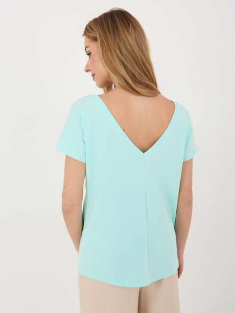 T-shirt RV-TS-4662.27P mietowy S