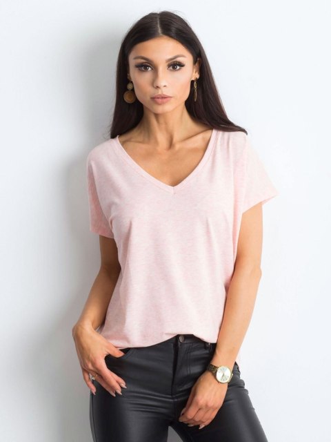 T-shirt RV-TS-4832.02P jasny różowy XS