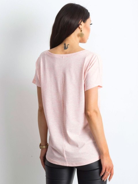 T-shirt RV-TS-4832.02P jasny różowy XS