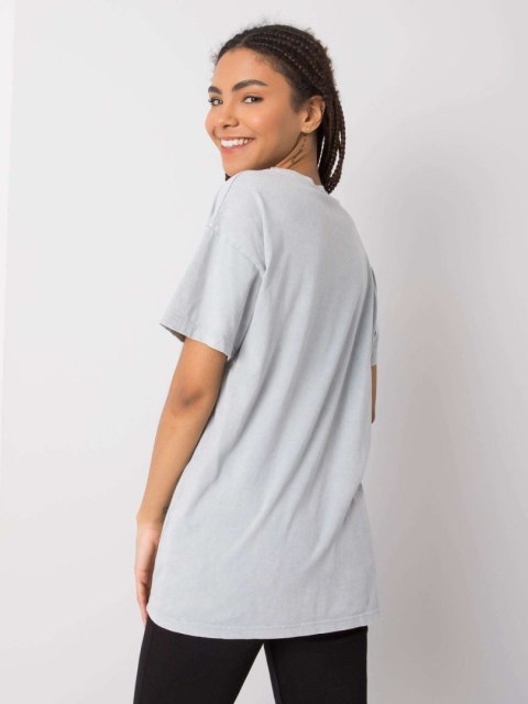 T-shirt 157-TS-6449.50P szary L
