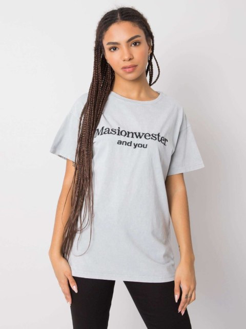 T-shirt 157-TS-6449.50P szary S