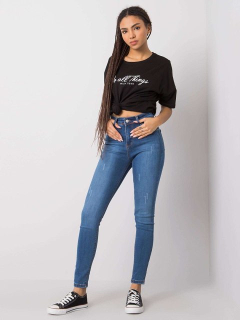 Spodnie jeans 319-SP-750.49 ciemny niebieski 27
