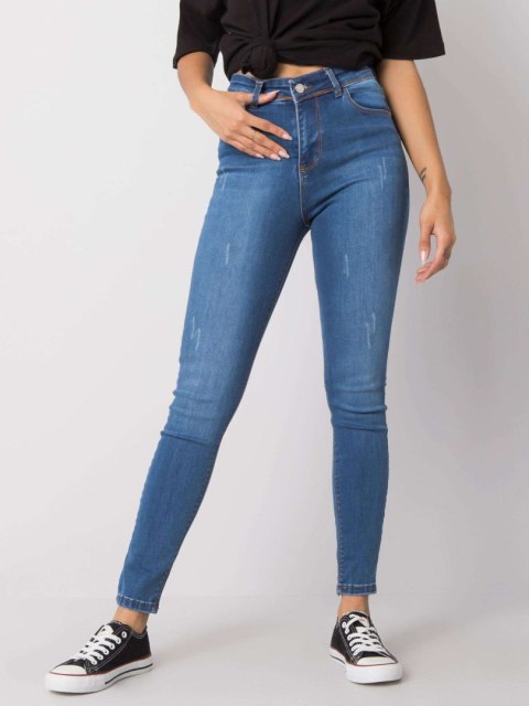 Spodnie jeans 319-SP-750.49 ciemny niebieski 27