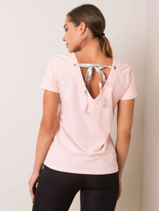 T-shirt 131-TS-PRT3232.05P jasny różowy XS