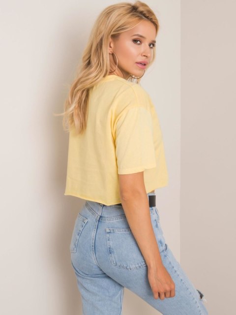 T-shirt 193-TS-20Y-1036.13P jasny żółty L