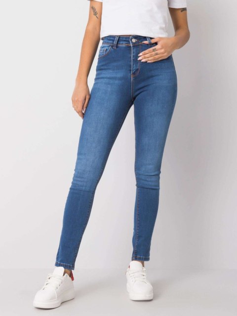 Spodnie jeans 319-SP-743.44 ciemny niebieski 26