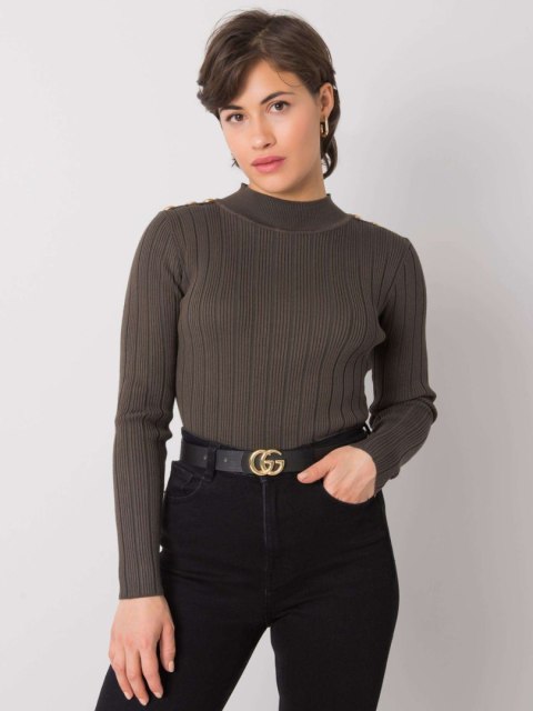 Sweter EM-SW-MCY02213.91 ciemny khaki