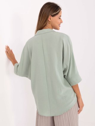 Koszula 328-KS-4062.81 pistacjowy M