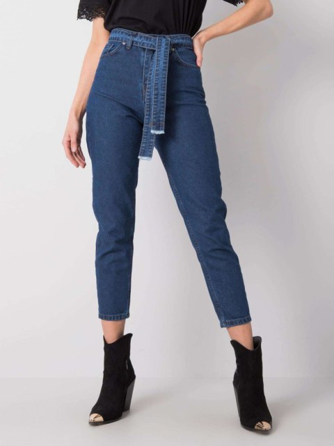 Spodnie jeans 320-SP-2902.09P ciemny niebieski 26