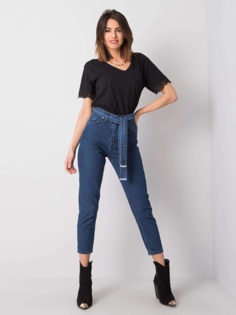 Spodnie jeans 320-SP-2902.09P ciemny niebieski 26