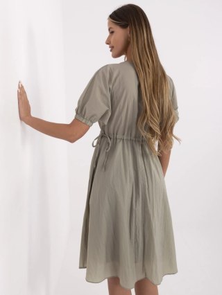 Sukienka 217-SK-25663.03 khaki M