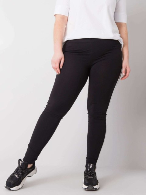 Leginsy RV-LG-6303.64 czarno-srebrny 3XL