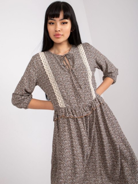 Sukienka CHA-SK-1710-1.52 brązowy L/XL