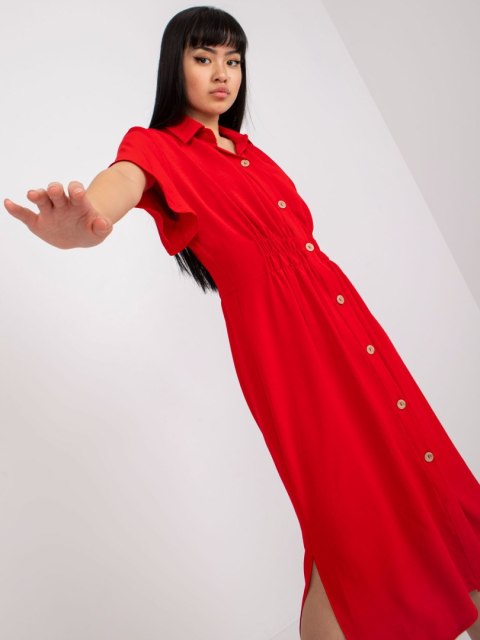 Sukienka CHA-SK-2904.89 czerwony S/M