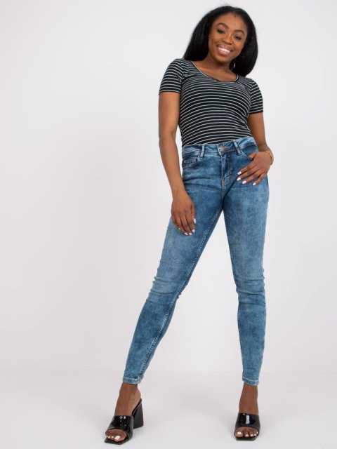 Spodnie jeans D85035C62220M263 niebieski M