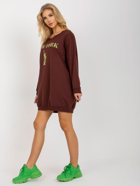 Bluza VI-BL-3212.15X ciemny brązowy