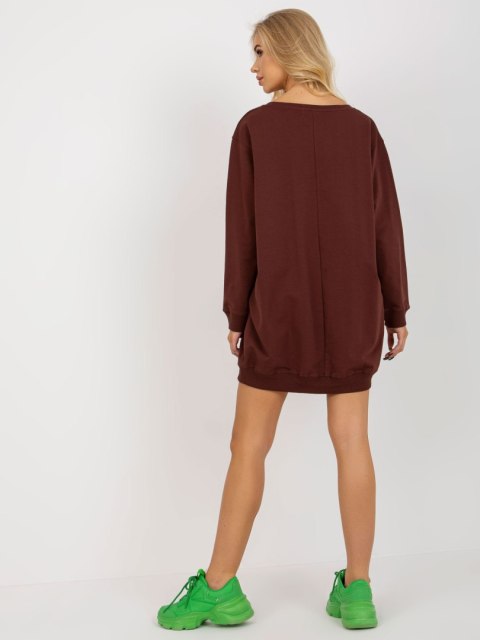 Bluza VI-BL-3212.15X ciemny brązowy