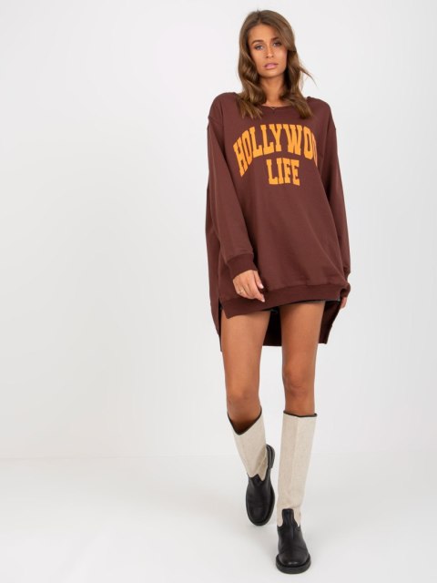 Bluza VI-BL-3102.01P brązowo-pomarańczowy