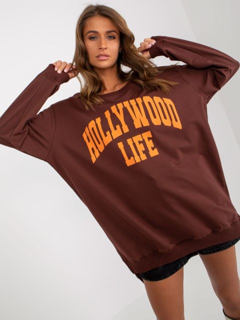 Bluza VI-BL-3102.01P brązowo-pomarańczowy
