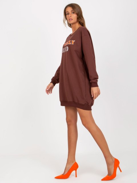 Bluza VI-BL-3075.64P ciemny brązowy