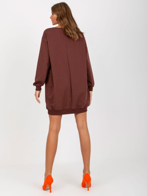 Bluza VI-BL-3075.64P ciemny brązowy