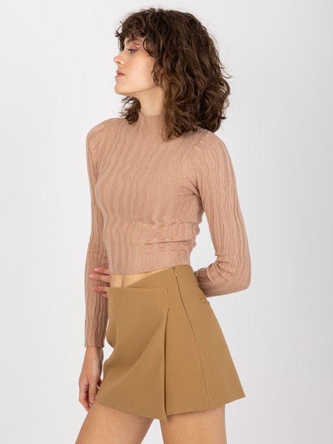 Sweter NM-SW-DZ92527-1.91P ciemny bezowy