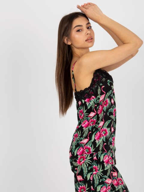 Bluzka D73771M11059A czarno-zielony M
