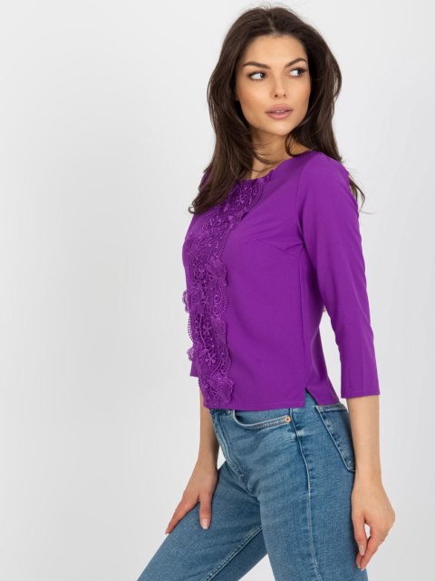 Bluzka LK-BZ-506522.07 fioletowy 36