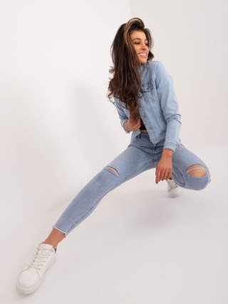Spodnie jeans NM-SP-PJ23109.71 niebieski XS