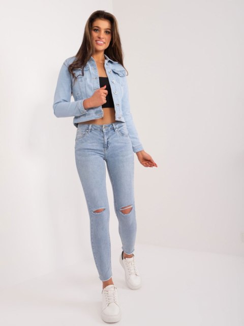 Spodnie jeans NM-SP-PJ23109.71 niebieski XS