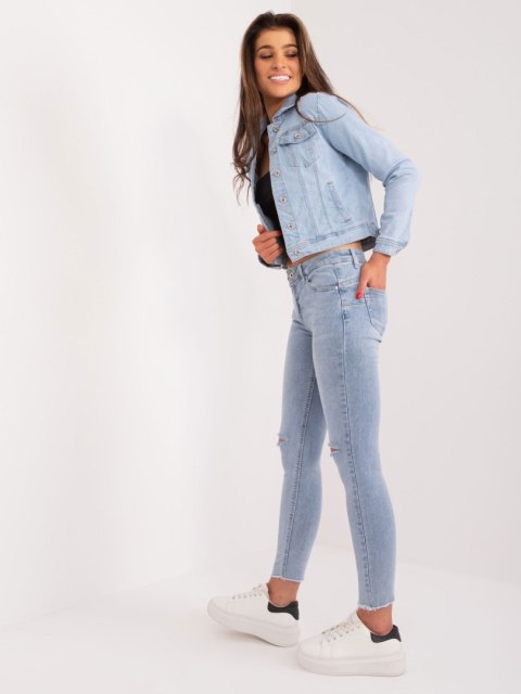 Spodnie jeans NM-SP-PJ23109.71 niebieski S