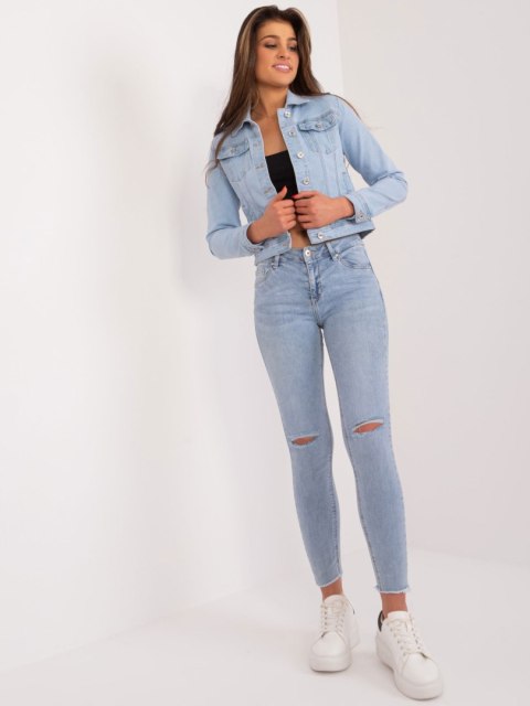 Spodnie jeans NM-SP-PJ23109.71 niebieski S