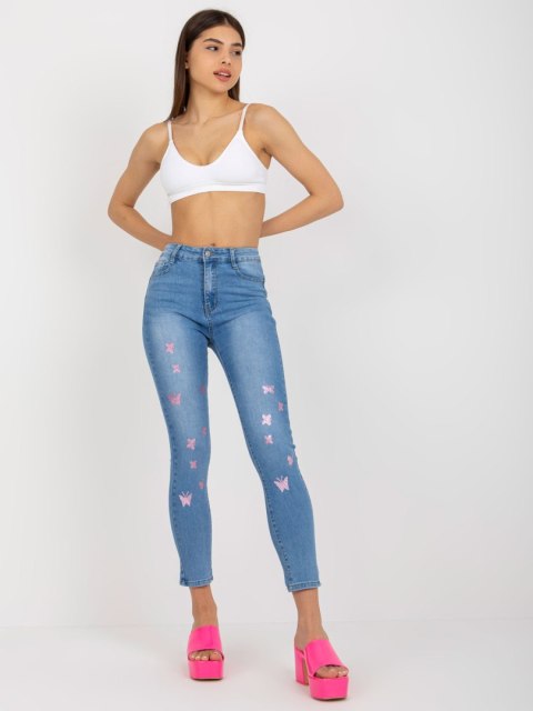 Spodnie jeans NM-SP-JK105.85P niebieski XL