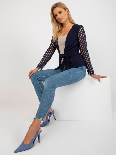 Marynarka LK-MA-506736.15 granatowy 40