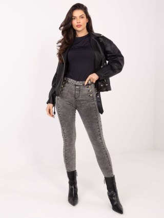 Spodnie jeans NM-SP-M516.38P ciemny szary XS