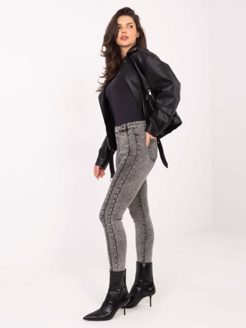 Spodnie jeans NM-SP-M516.38P ciemny szary XS