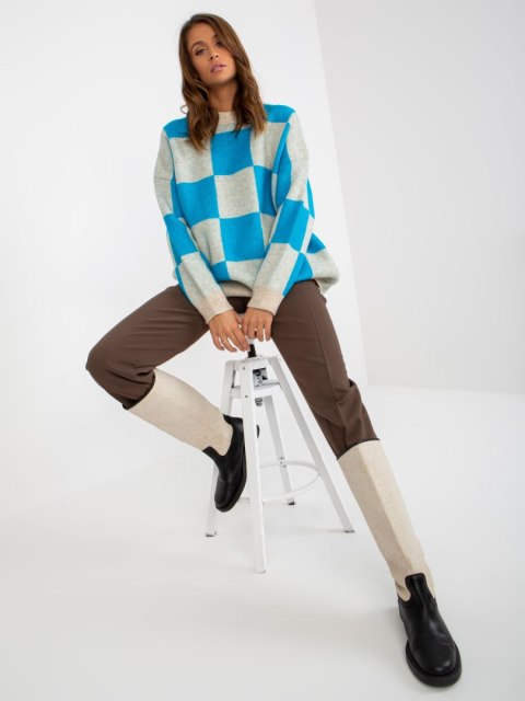 Sweter EM-SW-1054-02.31 niebieski