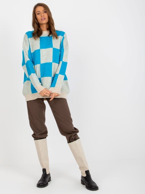 Sweter EM-SW-1054-02.31 niebieski