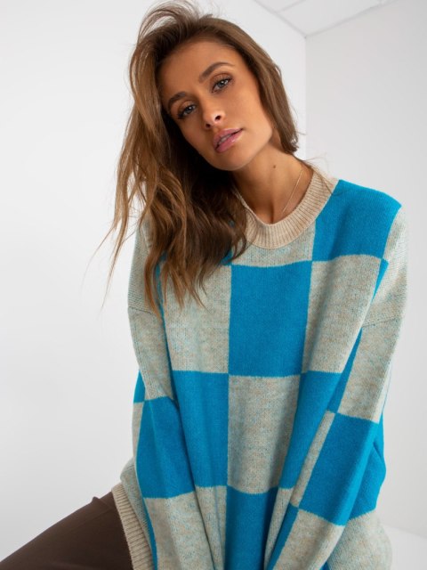 Sweter EM-SW-1054-02.31 niebieski