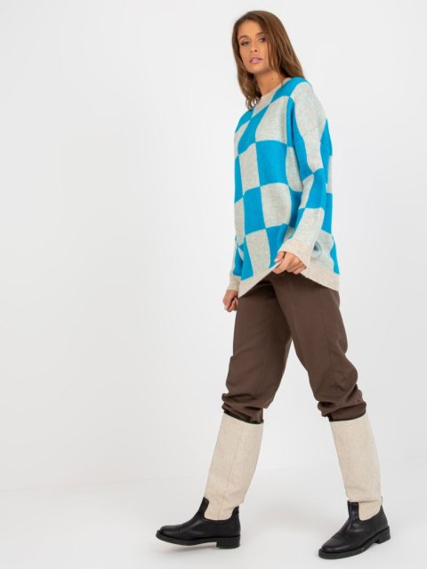 Sweter EM-SW-1054-02.31 niebieski