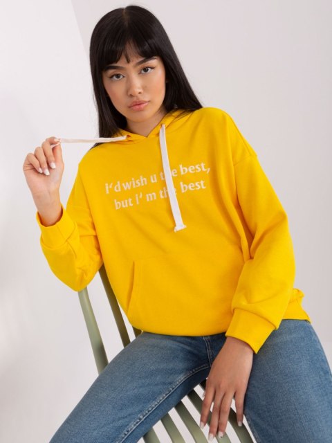 Bluza EM-BL-HS-21-563.90P ciemny żółty S