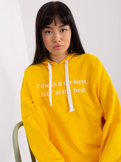 Bluza EM-BL-HS-21-563.90P ciemny żółty S