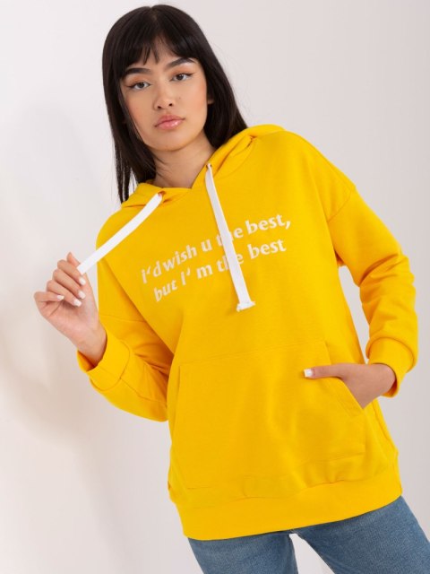 Bluza EM-BL-HS-21-563.90P ciemny żółty S