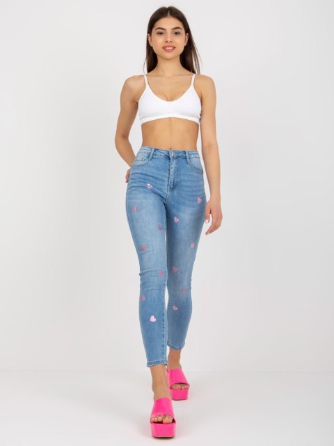 Spodnie jeans NM-SP-D8005.39X niebieski L
